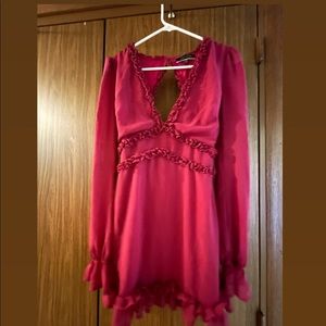 NWOT Long sleeve with open back